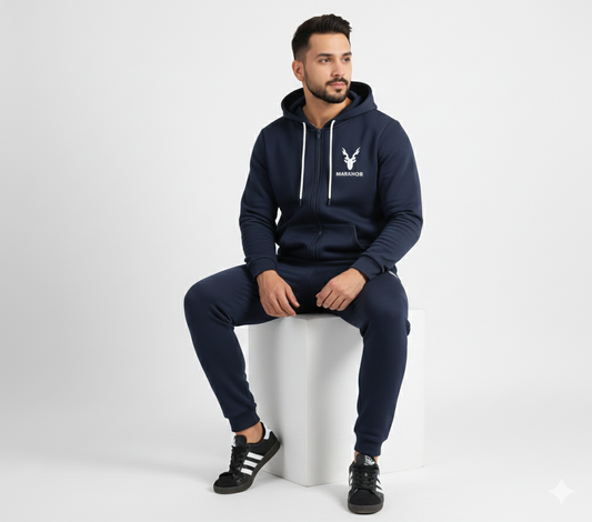 Markhor Dark Blue Winter Tracksuit for Men & Boys